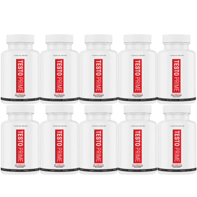 Testo Prime Tablets Extra Strength Formula Supplement - 10 Pack