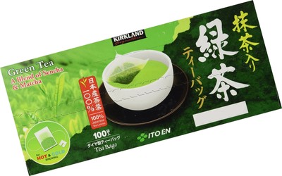 Kirkland Green tea matcha Blend 100ct (096619798551)