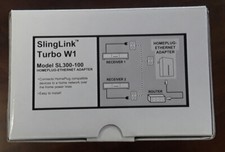 SlingLink Turbo W1 Model SL300-100 Homeplug-Ethernet-Adapter