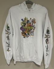 Vintage Space Jam Sweatshirt With Hood Large