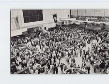 Postcard The Nations Market Place Stock Exchange USA