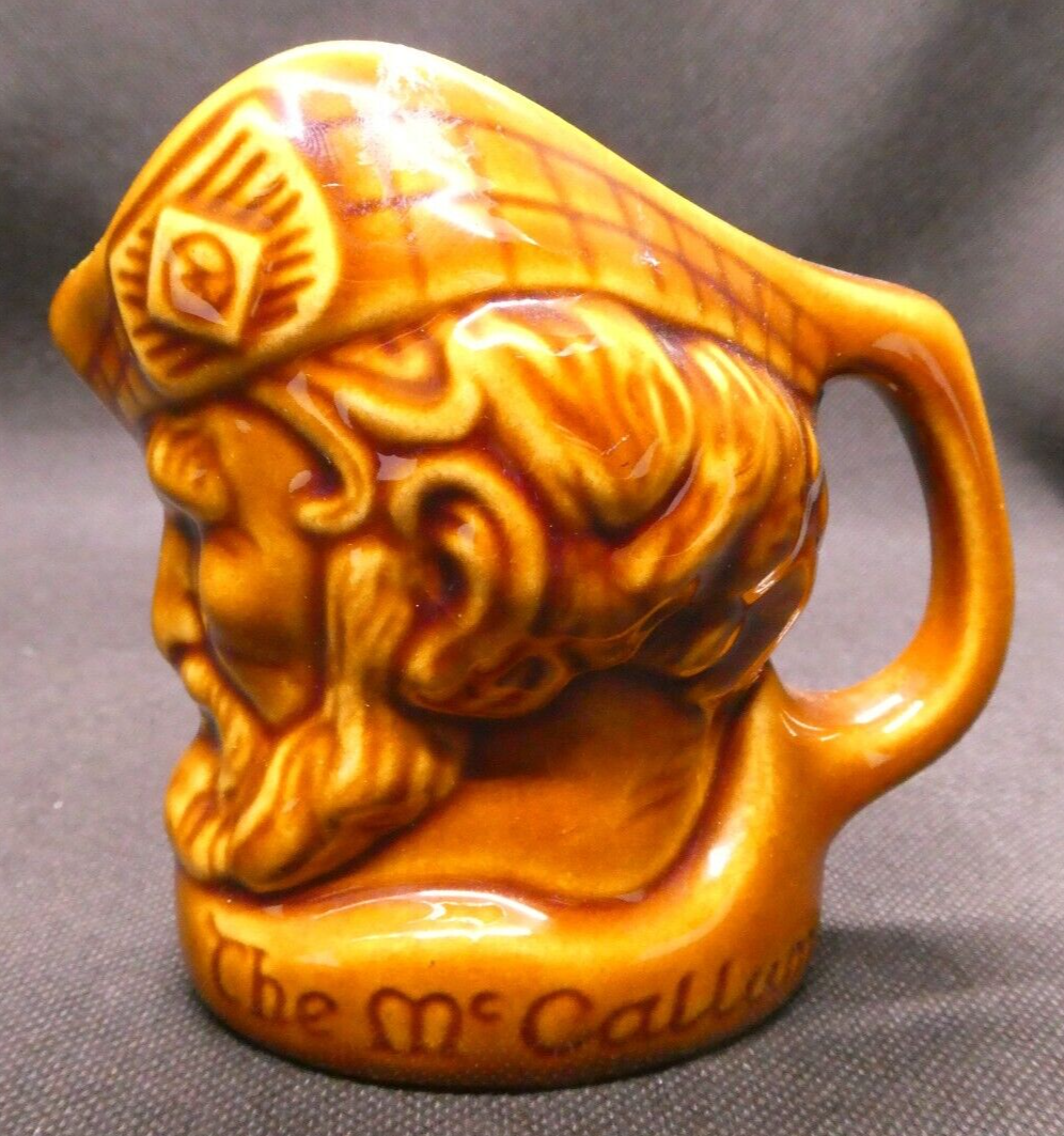 Vintage Elischer Pottery (Australia) The McCallum Small Character Jug