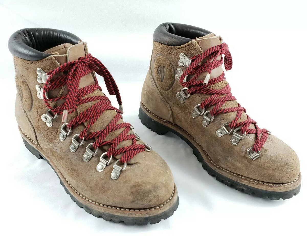 Vtg Vasque Leather Hiking Mountaineering Boots 1939 G79 Men's 7.5