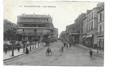 ALGERIA Philippeville Rue Nationale