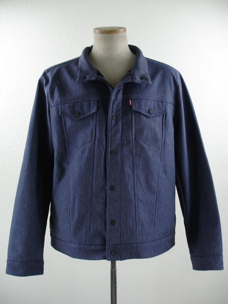 Levi's Men's L Soft Shell Classic Trucker Jacket Stand Collar