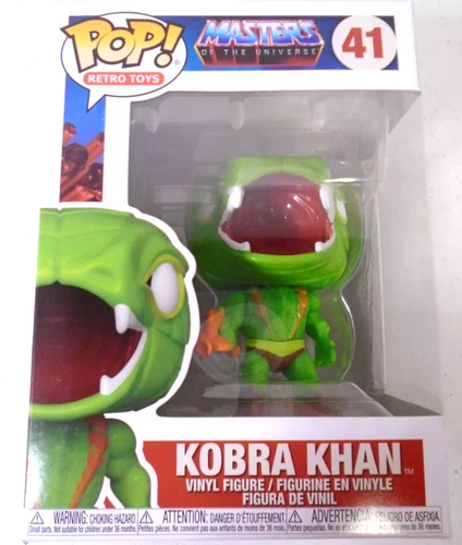 FUNKO POP RETRO TOYS MASTERS OF THE UNIVERSE KOBRA KHAN #41 FIGURE