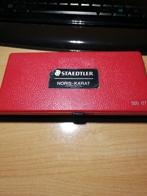 Zirkelkasten Zirkelset von Staedtler noris-karat, 555 07, gebraucht 