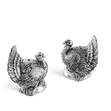 Arthur Court  NEW IN BOX   THANKSGIVING  TURKEY SALT AND PEPPER  NEW FOR 2022