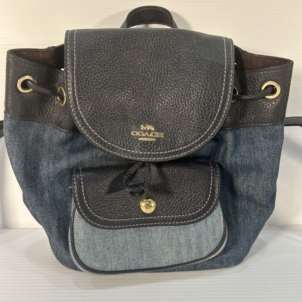 Coach Pennie Backpack 22 in Denim Multi C4122 for sale