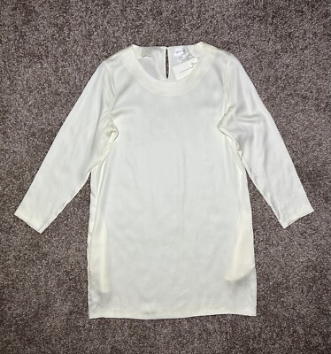 GANT Rugger Women's Dress Solid White Crme L/S Round Collar Size L NWT |  eBay