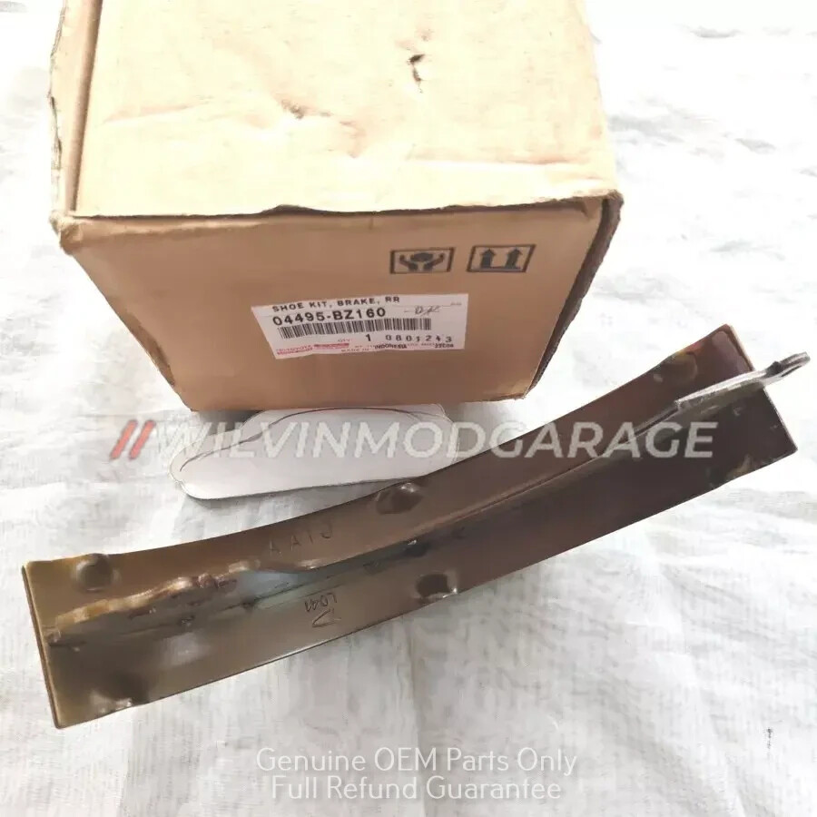Genuine OEM Rear Drum Brake Shoe Set 04495-BZ160 Fits 2018-2024