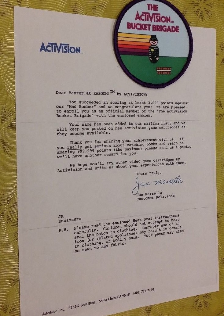 Lotto 9 Patch Activision Anni '80 Per Atari 2600 – Kaboom, Ski, Ecc – COPIE