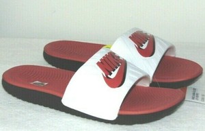 nike red kawa slide