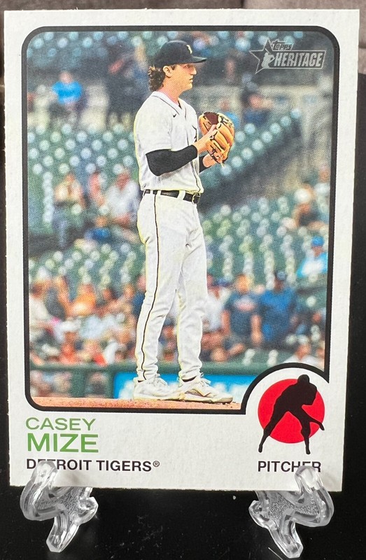 CASEY MIZE 2022 Topps Heritage #398 Detroit Tigers MINT