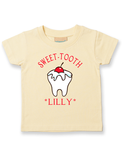 Personalizado Sweet Tooth Bebe Ninos Del Nino Camiseta Nombre De Tu Direccion De Correo Electronico Ebay