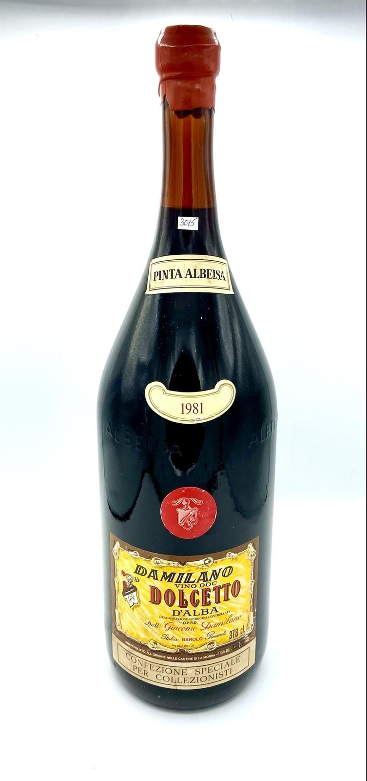 Vintage Bottle - Dott. G. Damilano Dolcetto d'Alba DOC 1981 3,78 lt. Pinta Albei