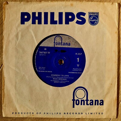 Brad Newman ** - Somebody To Love / This Time It's Love - Rare 1962 - 7''