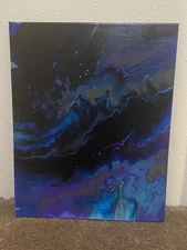 Beautiful Acrylic Pour Painting