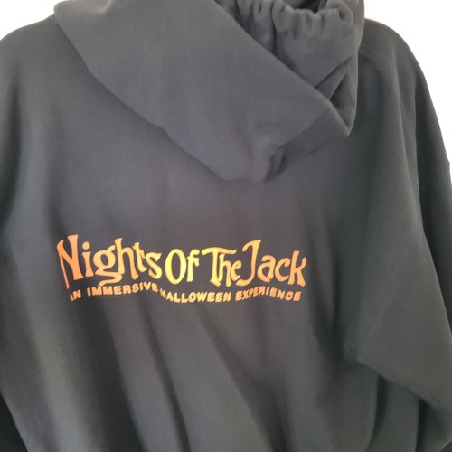 NIGHTS OF THE JACK Pull over Hooded Sweatshirt Gildan Size X-Large - Used - Picture 6 of 7