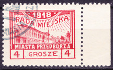 PL 006 Poland Polska Przedborz local issue Fi 8B T3 used expertised