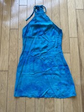 Turquoise Halter Dress Size Small