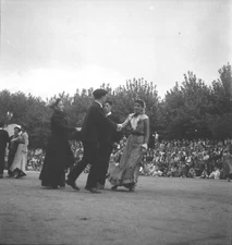BASQUE COUNTRY c. 1946 - Traditional Dance Party - 7 Negatives 6 x 6 - NAQ 105