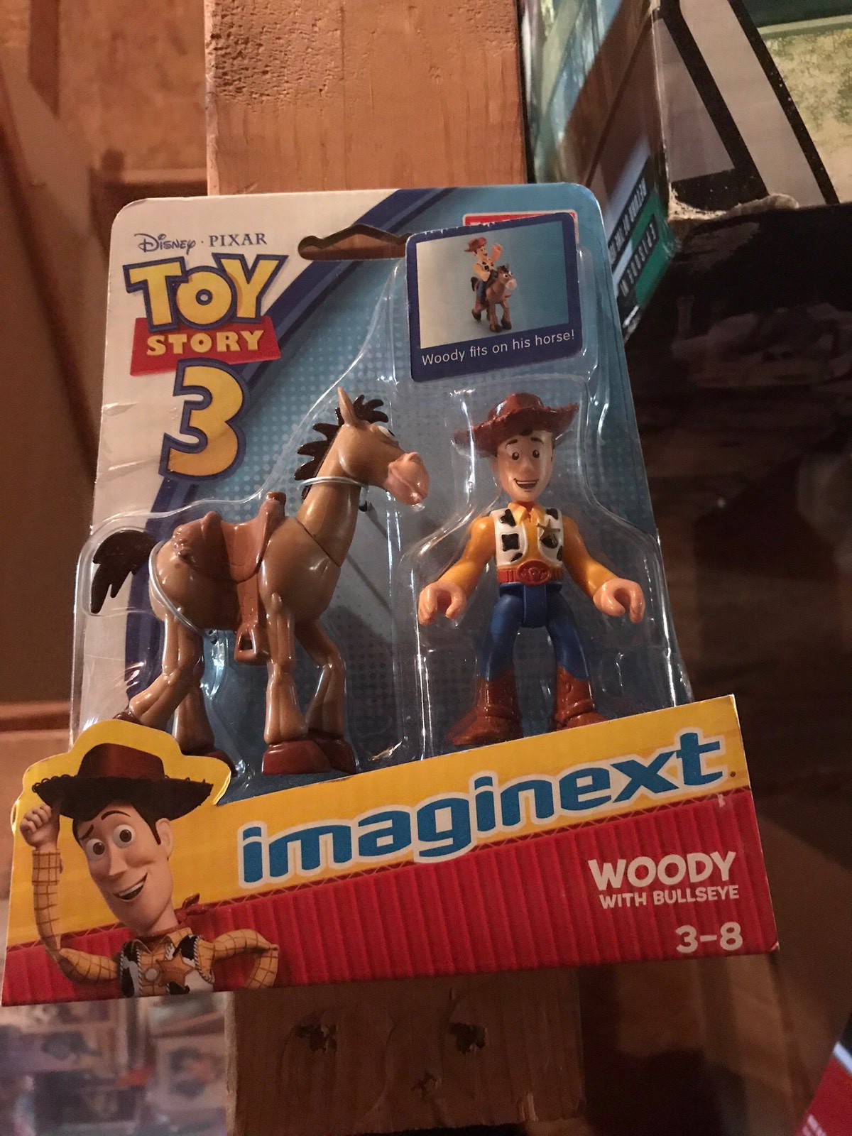 imaginext woody and bullseye