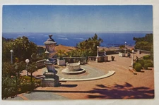 Vintage Postcard, Unposted, View from Hearst Castle, San Simeon, California