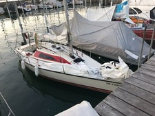 X 79 Segelboot 7,95 Meter lang und 2,88 Meter breit mit Bodenseezulassung