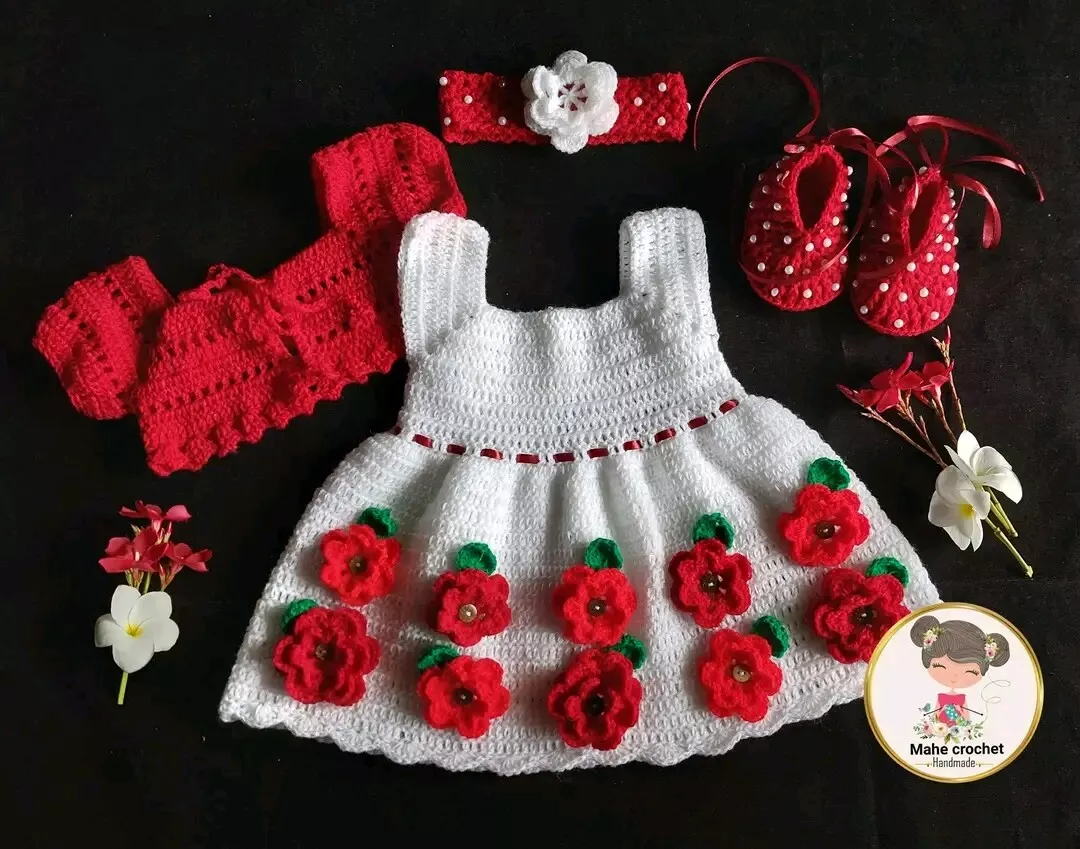 Newborn 3 6 Months Baby Girl Knitting Soft Hand Crochet Fashion