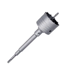 70Mm / 2-3/4 Inch Concrete Hole Saw with SDS plus Shank Connecting Rod, Tungsten