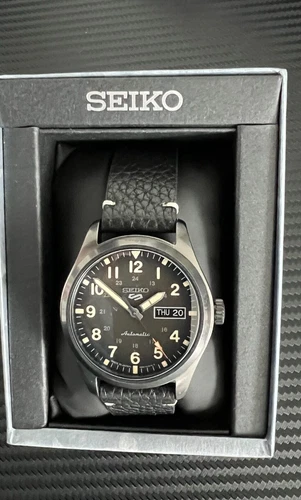 SEIKO 5 Sports SRPG41 Japan BLACK DIAL Luminous hands JAPAN SRPG41-MINT