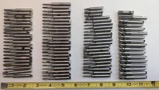Lot of Assorted Machinist Cutting Bits 1/4" Stepped Shaft