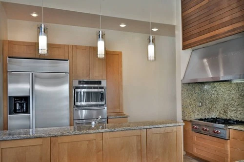 ET2 5 1/2" Wide Clear Cylinder and Frosted Glass Modern Pendant Light - Picture 4 of 7