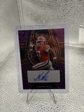 2022 Panini Select Draft Picks - Rookie Signatures Nakobe Dean #RS-NDE Purple...