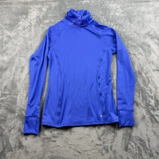 Womens Layer 8 Athletic Performance Top Long Sleeve Purple Size M Quick Dry