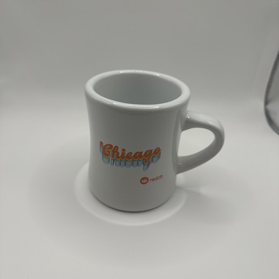 #ad Reddit Chicago Coffee Mug Cup White $31.25
