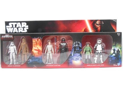 Star Wars EPIC BATTLES 6 Figuren Hasbro 2015 verpackung leicht beschädigt /R25F2