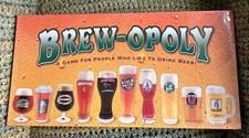 Brew-Opoly Board Game for People Who Like To Drink Beer Made in the USA NEW