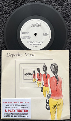 Depeche Mode   Dreaming Of Me 7'' Vinyl 1981 LYNTONE PRESS PLAY TESTED EX+ VIDEO