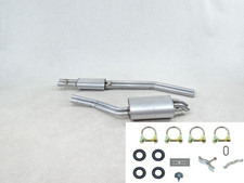 Auspuff SET f&uuml;r Mercedes SLC R107 W107 280 350 450 Coupe Mitteltopf Endtopf 