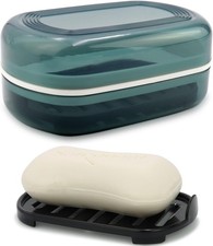 Travel Soap Container, Bar Soap Holder, Portable Soap Case, Soap Dish with