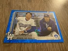 2025 TOPPS UPDATE SERIES RISING SONS Blue Holo Foil 61/150 Ohtani Sasaki US269
