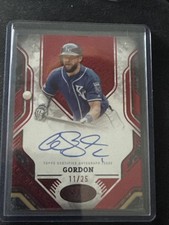 2025 Topps Tier One - Prime Performers Auto Alex Gordon #PPA-AG Red Foil /25