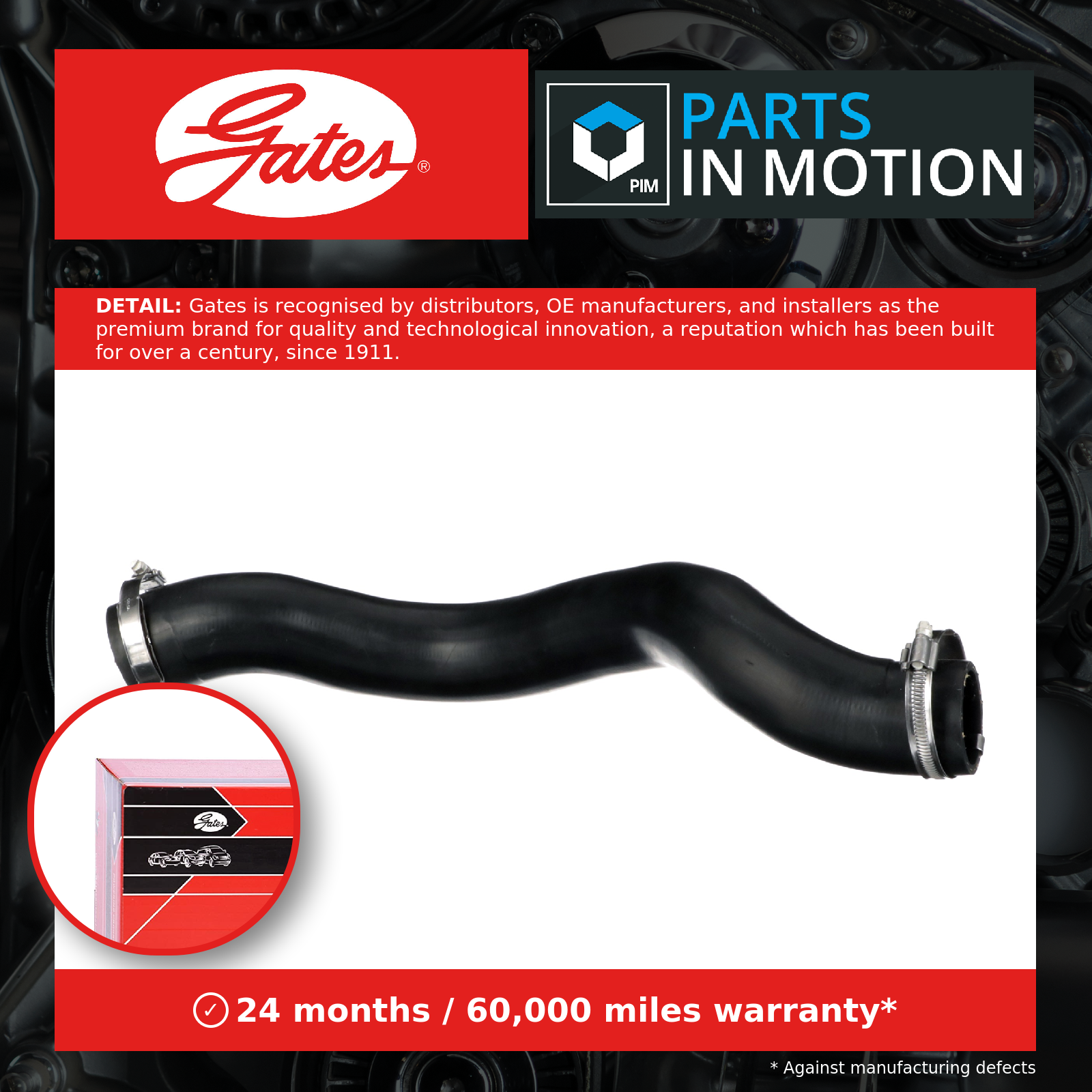 CHARGE AIR HOSE 09-1476 FOR VOLVO V40/Cross/Country/Hatchback/Van 1.6L 4cyl - Image 9