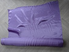 ROLL OF PURPLE/LILAC SILK OR SATIN MATERIAL 3 AVAILABLE