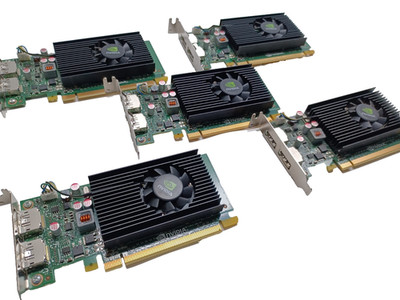 Low Profile NVIDIA NVS 310  Lot of 5 512 MB DDR3 SDRAM PCI Graphics adapter