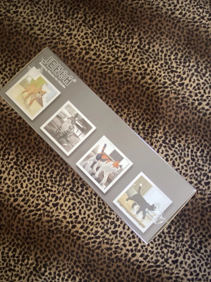 Novo bloco de construção selado JEKCA preto branco kit sistema gato crianças 11S-M02 - Imagem 3 de 4