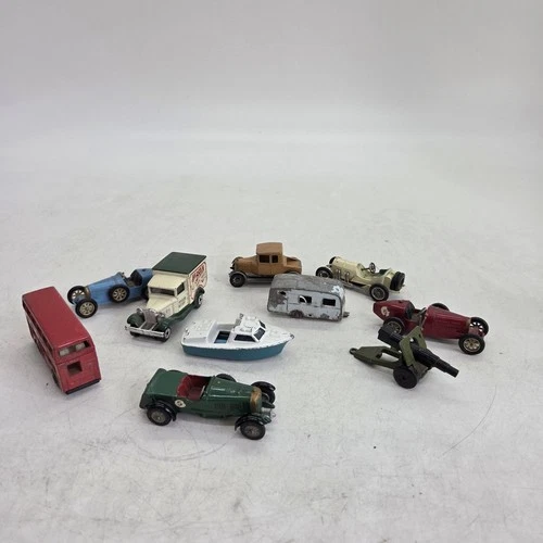 Models of Yesteryear & Matchbox Diecast Vehicles Bundle 10 Pieces Vintage