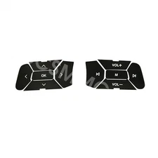 Car Button Stickers For Steering Wheel Control Fit FOR FORD MUSTANG 2015-2018